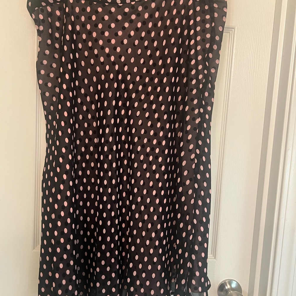Polka Dot A-Line Skirt